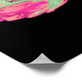 Poster Roi Grenouille Funky Mème Style Classique (Coin)