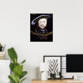 POSTER ROI HENRY VIII, ROI D'ANGLETERRE (Bureau à domicile)