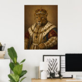 Poster Roi Léopard (Bureau à domicile)