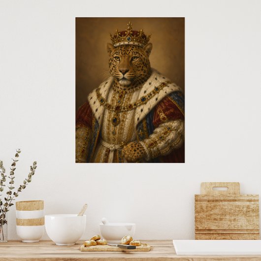 Poster Roi Léopard (Cuisine)