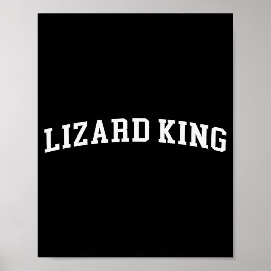Poster Roi Lézard  (Devant)