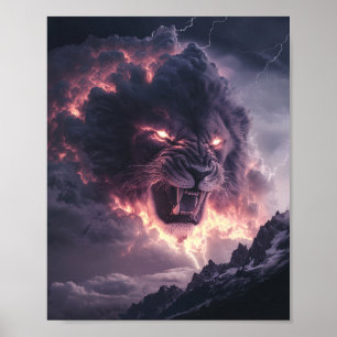 Poster Roi Lion Tempête