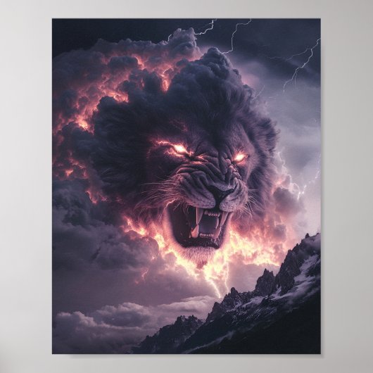 Poster Roi Lion Tempête (Devant)