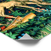 Poster Roi médiéval Arthur William Morris (Coin)