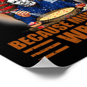 Poster Roi Parce Que Le Meurtre Est Une Halloween Fun (Coin)