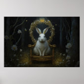 Poster Roi Rabbit couronné (Devant)