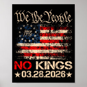 Poster Rois 28 mars 2026 jour des rois vintage drôle homm