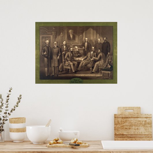 Poster Rois de Wall Street 1882 (Cuisine)