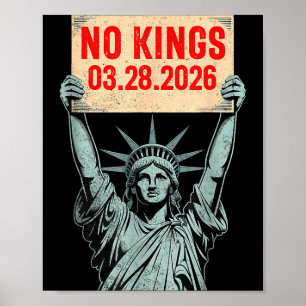 Poster Rois en Amérique 28 mars 2026 jour des rois drôle