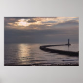 Poster Roker Pier Sunderland (Devant)