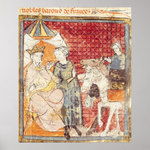 Poster Roland offrant l'adieu à Charlemagne
