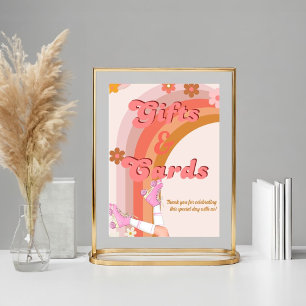 Poster Roll Retro Super Roller Skate cadeaux & signe