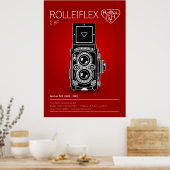 Poster Rolleiflex 2,8F (Cuisine)