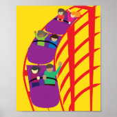 Poster Roller Coaster Upclose (Devant)