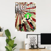 Poster Roller Derby (Bureau à domicile)
