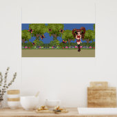 Poster Roller Derby Anime Patinage de fée (Cuisine)