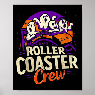 Poster Roller Dessous de verre Boo Crew Funny Halloween G