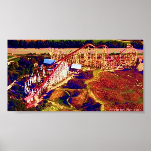 Poster Roller Dessous de verre Digital Festival (Devant)