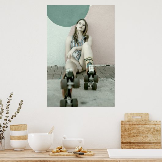 Poster Roller Girl (Cuisine)