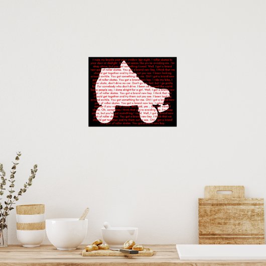 Poster roller skate : toute nouvelle clé (Cuisine)