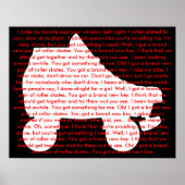 Poster roller skate : toute nouvelle clé (Devant)