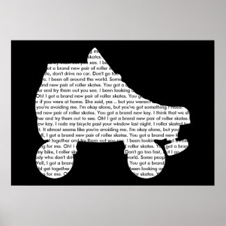 Poster roller skate : toute nouvelle clé