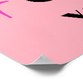 Poster Roller Skates Derby Patinage rose Disco Ball (Coin)