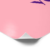 Poster Roller Skates Patinage rose Anniversaire Disco Par (Coin)