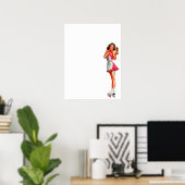 Poster Roller Skates Rockabetty (Bureau à domicile)