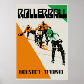 Poster Rollerball Houston vs Madrid (Devant)