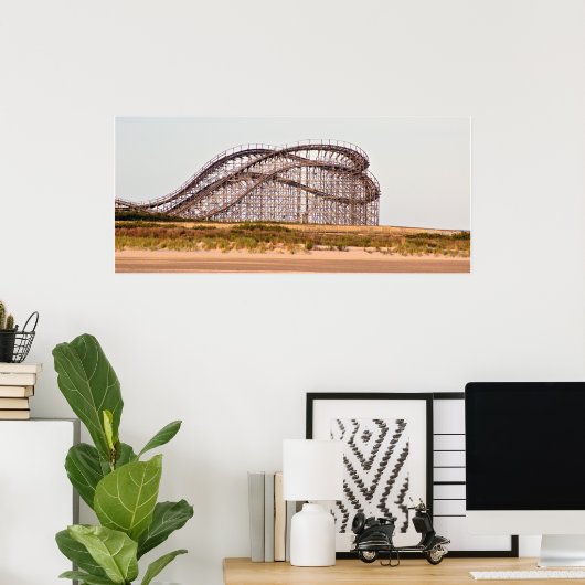 Poster Rollercoaster (Bureau à domicile)