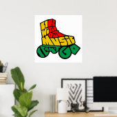 Poster Rollerskates (Bureau à domicile)