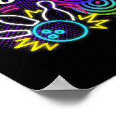 Poster Rollin Dans 8 Ans Anniversaire Bowling Party 8e (Coin)