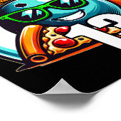 Poster Rollin Into 13 Bowling Anniversaire fête 13e anniv (Coin)