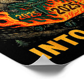 Poster Rollin’ Into 2026 Funny Raccoon Dumpster Fire  (Coin)