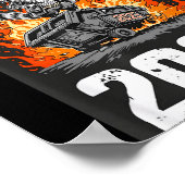 Poster Rollin Into 2026 Raccoon Funny Dumpster Fire 2025  (Coin)