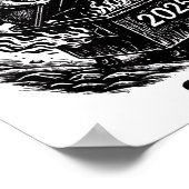 Poster Rollin Into 2026 Raccoon Funny Dumpster Fire 2025  (Coin)