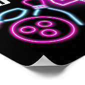Poster Rollin' Into 4 Anniversaire Party Bowling Annivers (Coin)