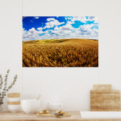 Poster Rolling hills of ripe wheat (Cuisine)