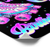 Poster Rolling Into 9 Year Old Roller Skating 9th Birthda (Coin)
