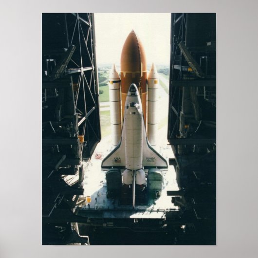 Poster Rollout of Space Shuttle Atlantis (STS-79) (Devant)