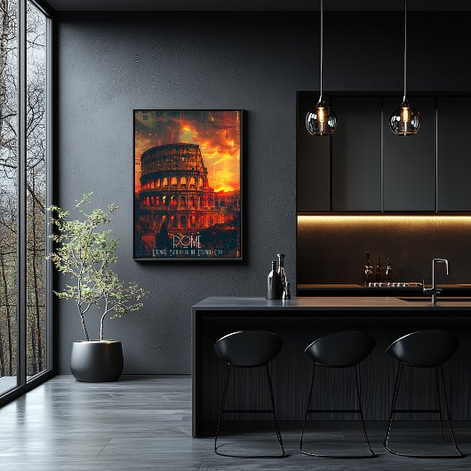 Poster Roma Belleza Eterna en la Ciudad Eterna