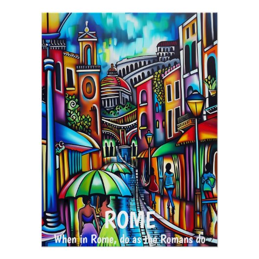 Poster Roma: La Ciudad Eterna (Devant)