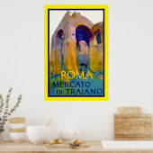 Poster Roma ~ Mercato di Traiano (Cuisine)