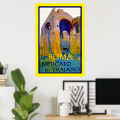 Poster Roma ~ Mercato di Traiano (Bureau à domicile)