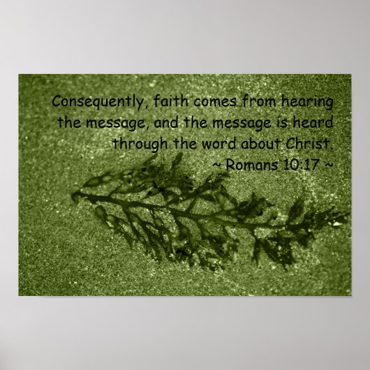 Poster Romains 10:17 (Devant)