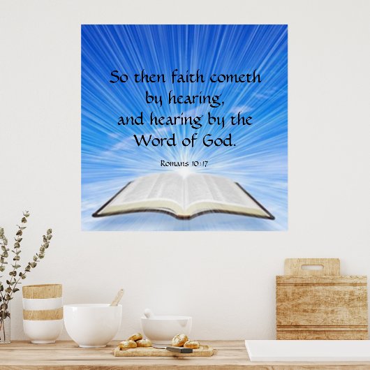 Poster Romains 10:17 (Cuisine)