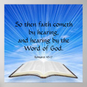Poster Romains 10:17 (Devant)