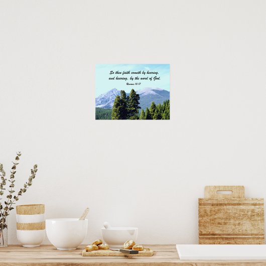 Poster Romains 10:17 (Cuisine)
