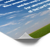 Poster Romains 11:33,34 Oh la profondeur des richesses (Coin)